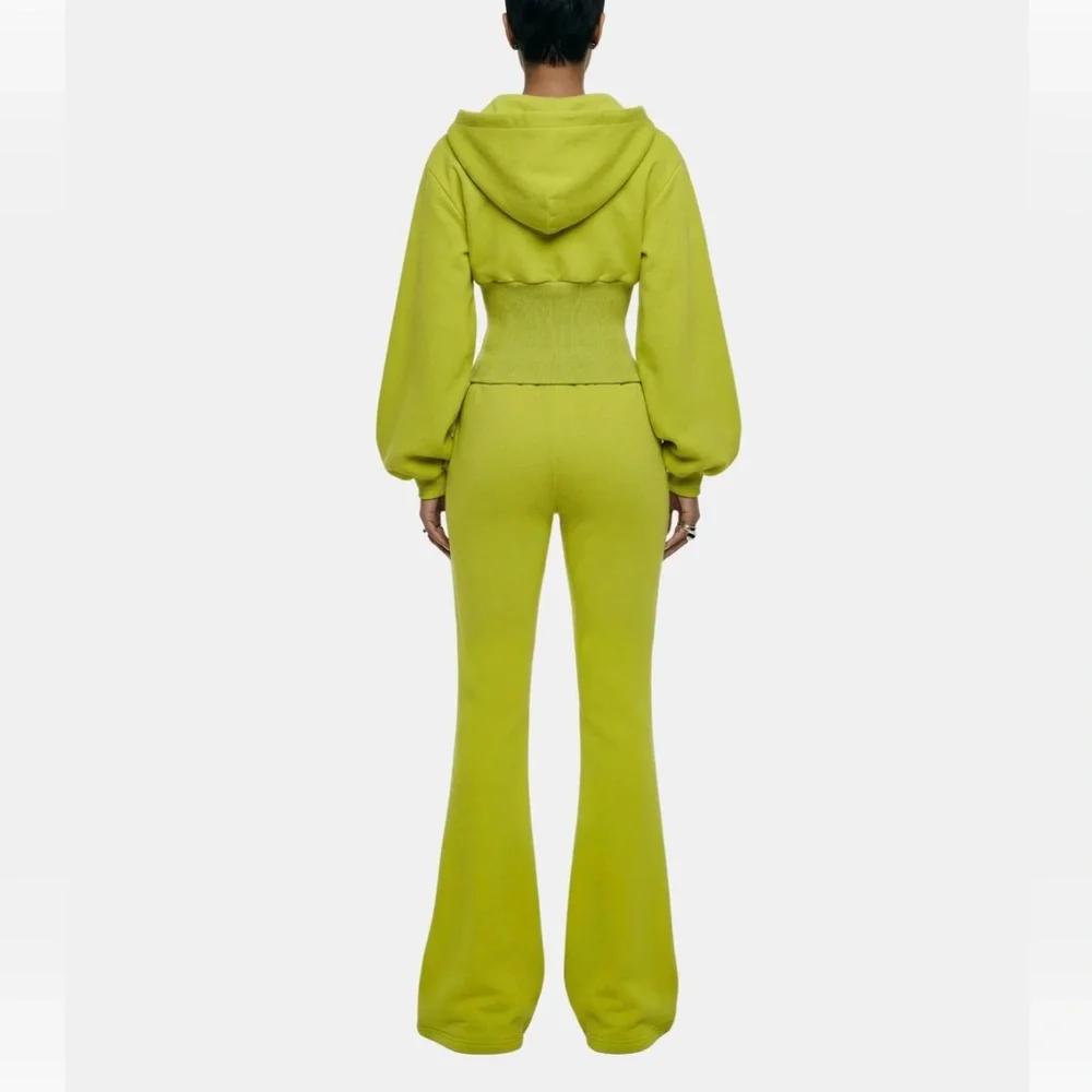 Hanifa Courtni Hoodie and Flare Sweatpants Set - Picture 1 of 2
